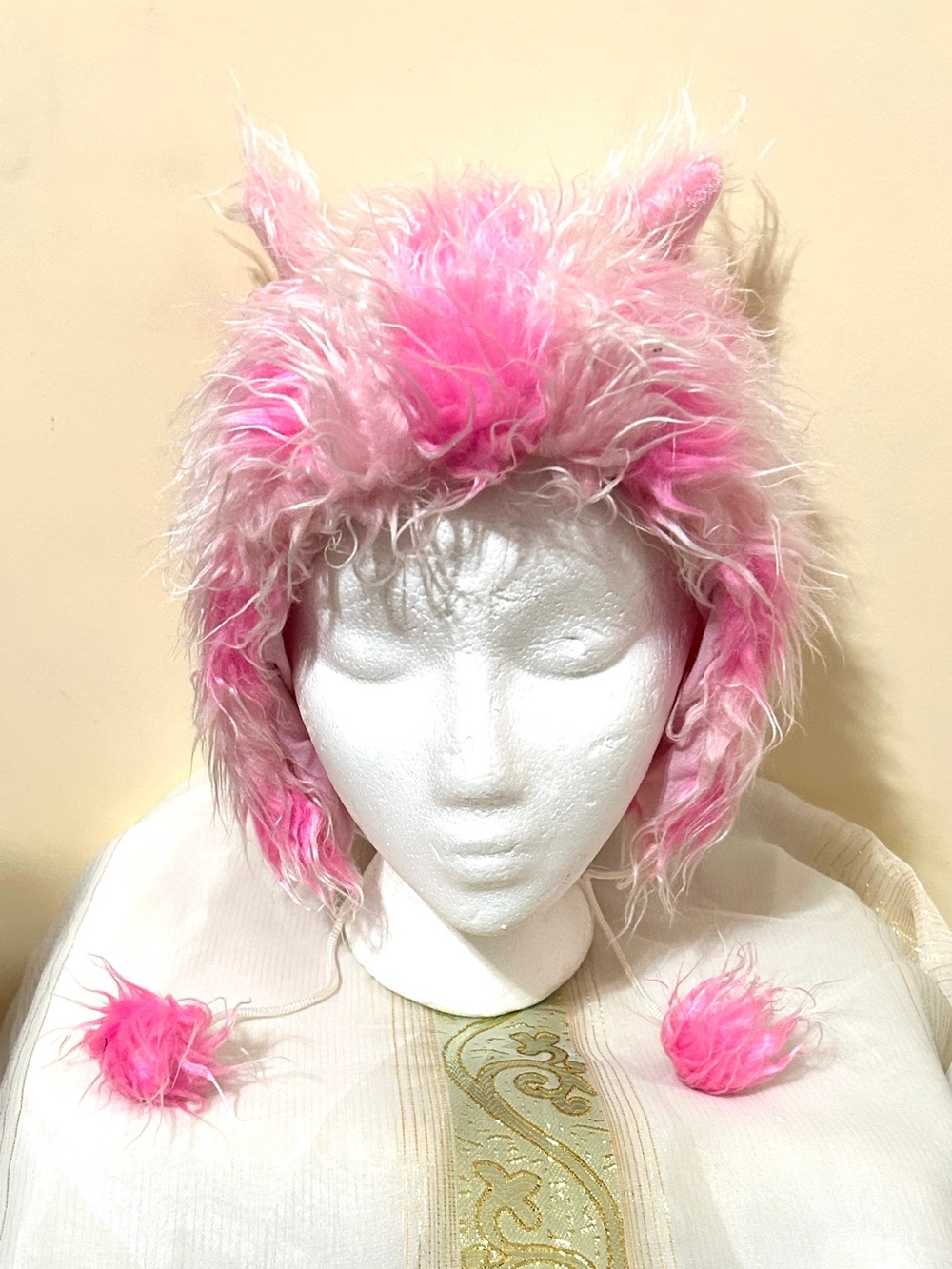 Elope Catarina Pink Kitty Hoodie Hat